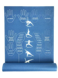 Mat with Hand & Foot Placements | Eco-Friendly & Extra Thick