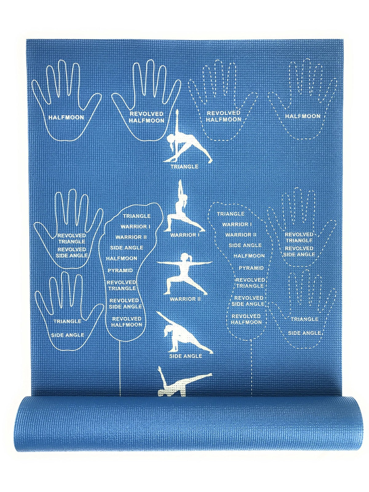 Mat with Hand & Foot Placements | Eco-Friendly & Extra Thick