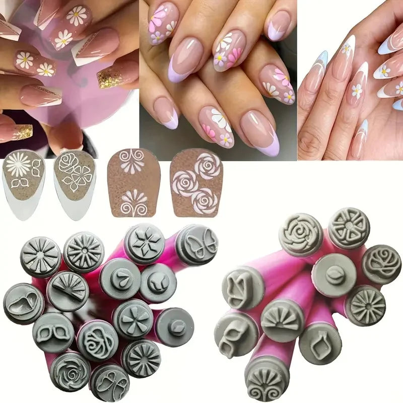 Nail Art Stamp Pen Set