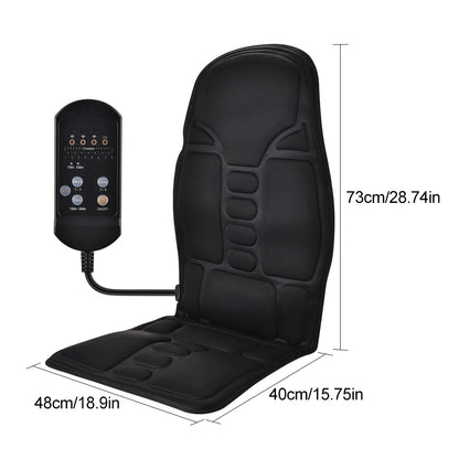 Heated Massage Cushion – Relaxing Vibration for Neck & Back