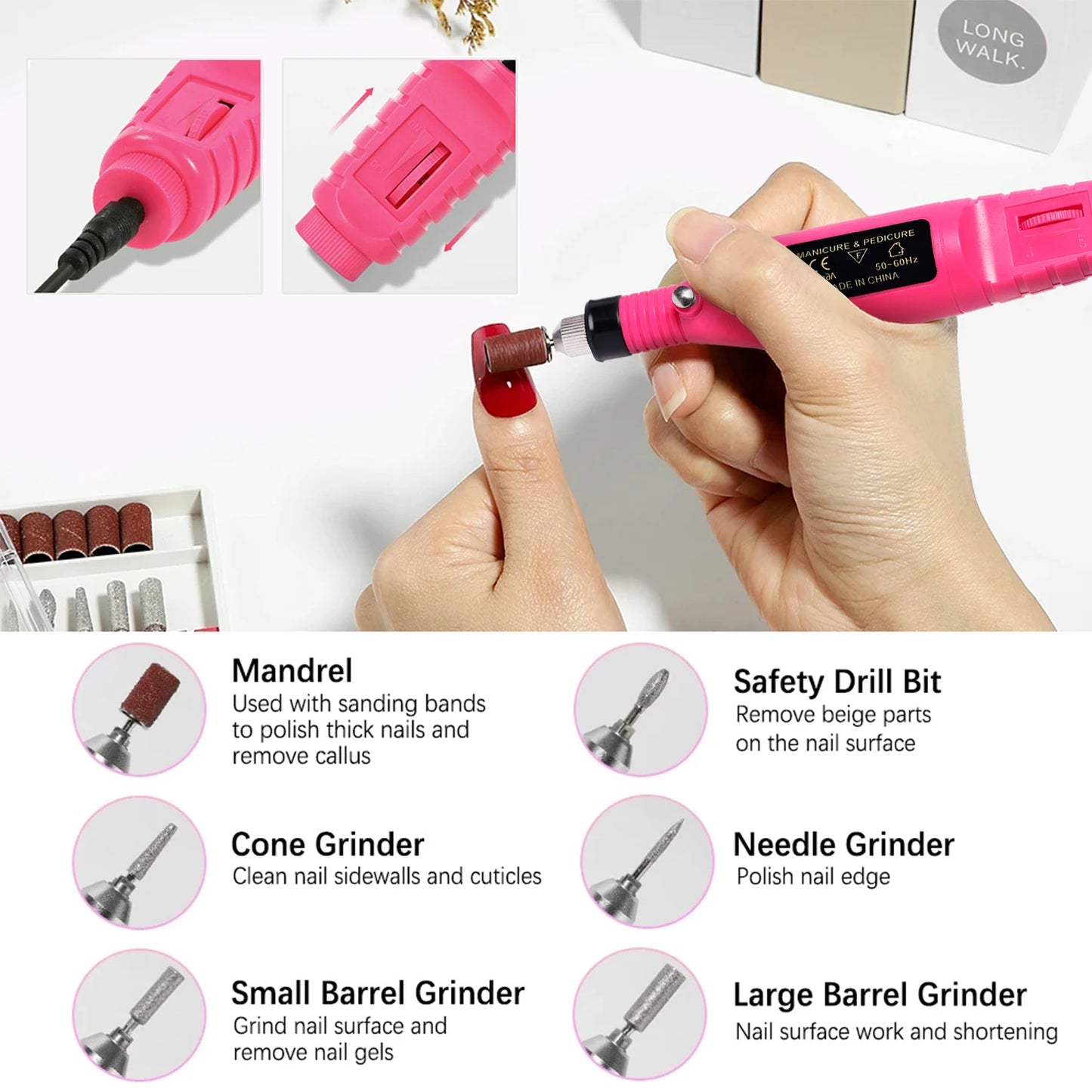 LULAA Pro Electric Nail Drill