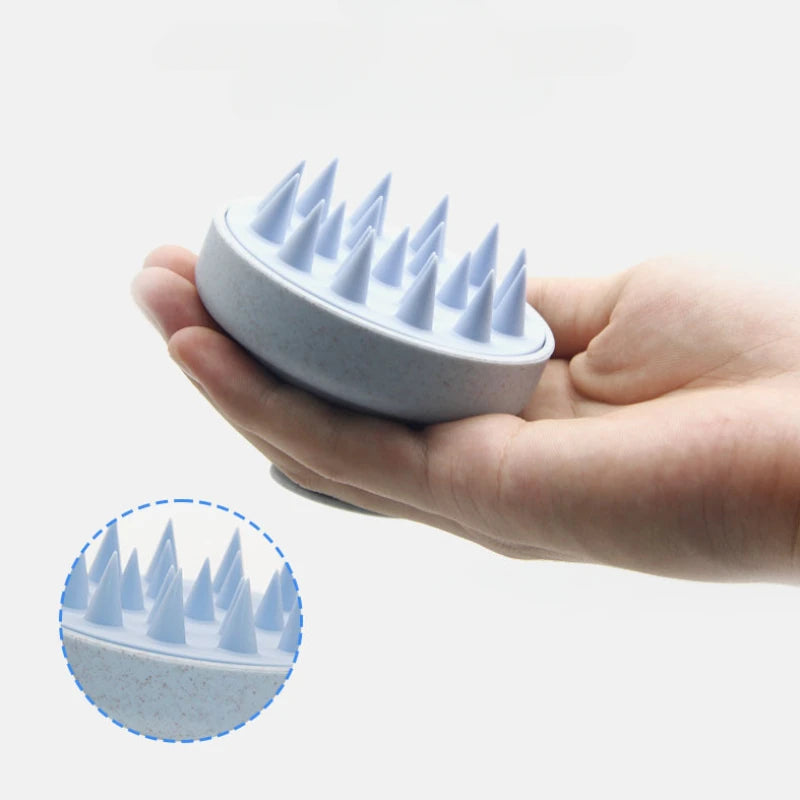 Silicone Scalp Massage Brush – Deep Clean & Relaxing Care
