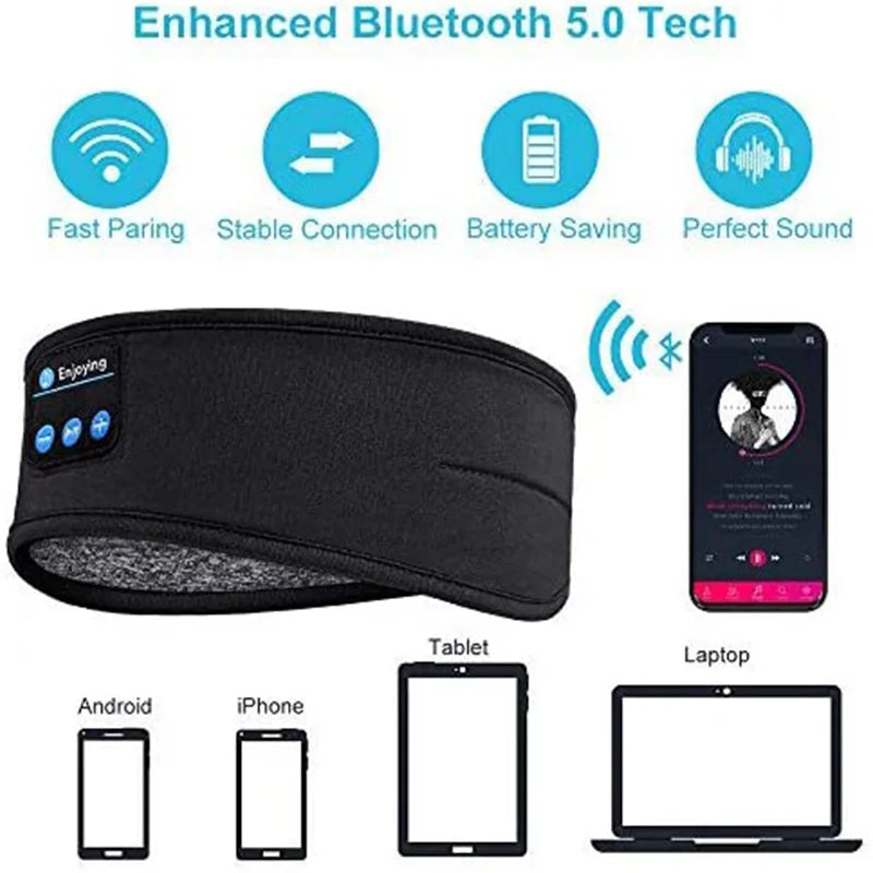 Bluetooth Headband – Music, Comfort & Sleep in One!