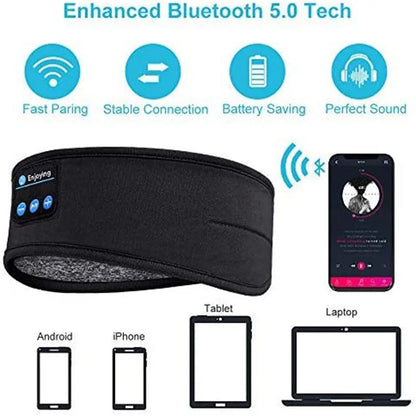 Bluetooth Headband – Music, Comfort & Sleep in One!