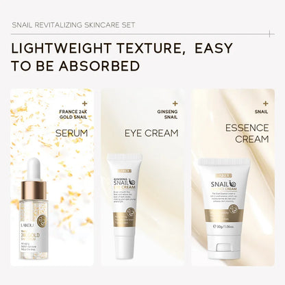 GlowGold Skincare Trio Set