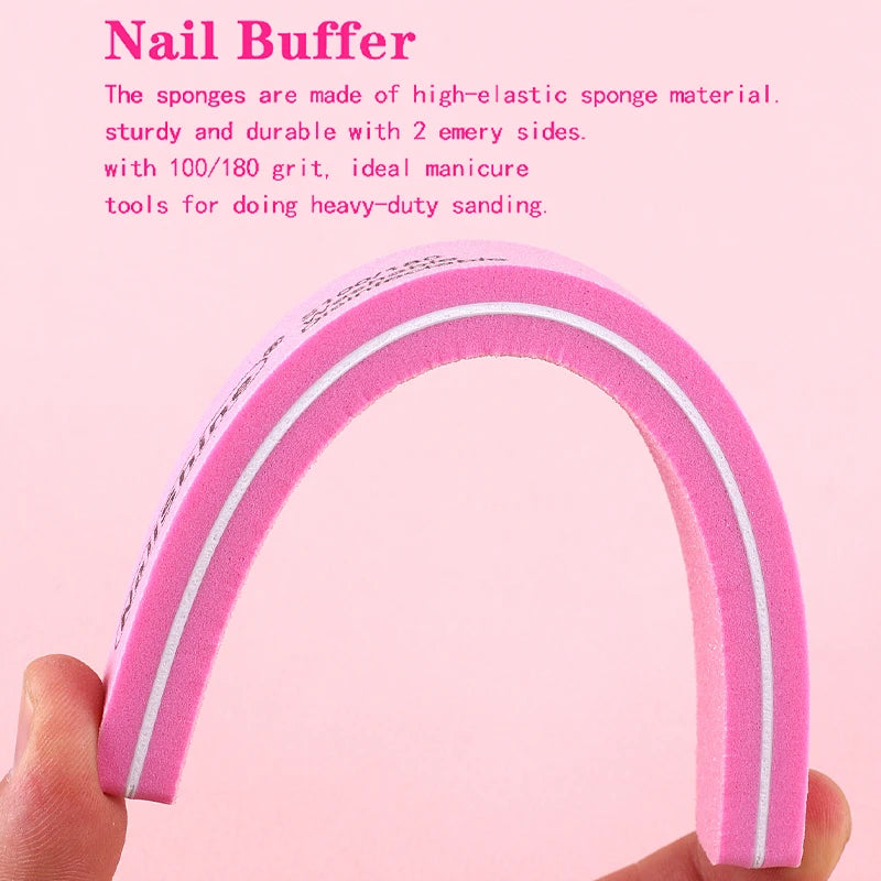 Moon-Shaped Nail Buffer