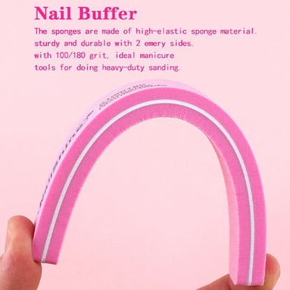 Moon-Shaped Nail Buffer