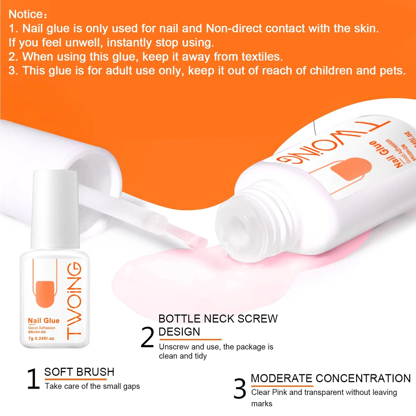 StayTight Nail Glue Set