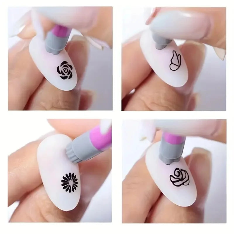 Nail Art Stamp Pen Set