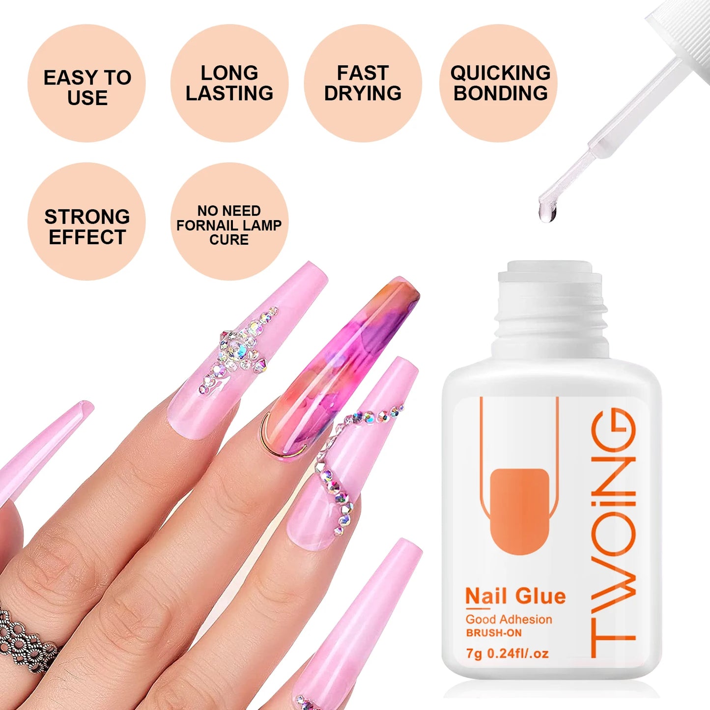 StayTight Nail Glue Set