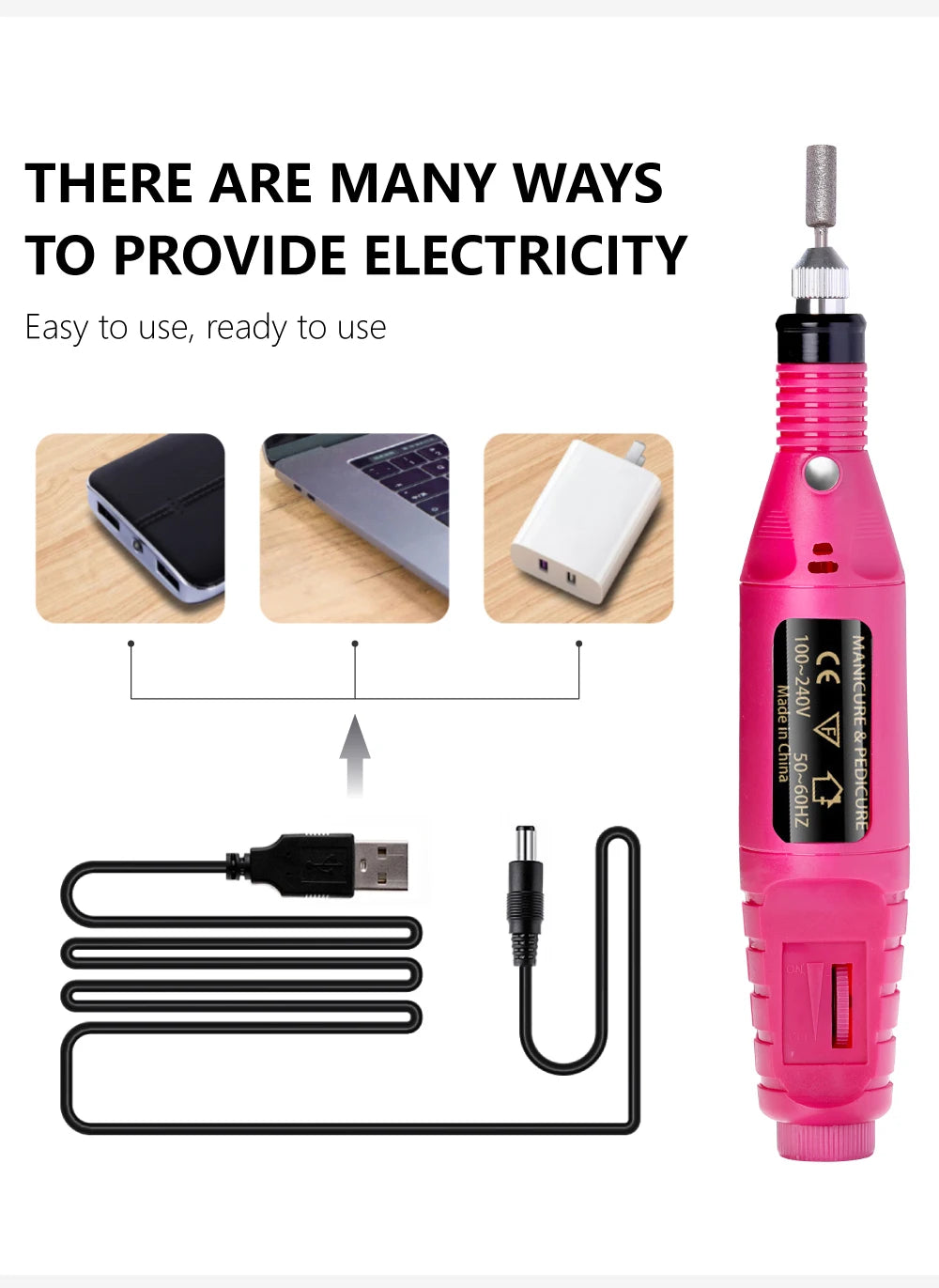 LULAA Pro Electric Nail Drill