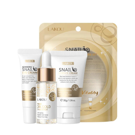 GlowGold Skincare Trio Set