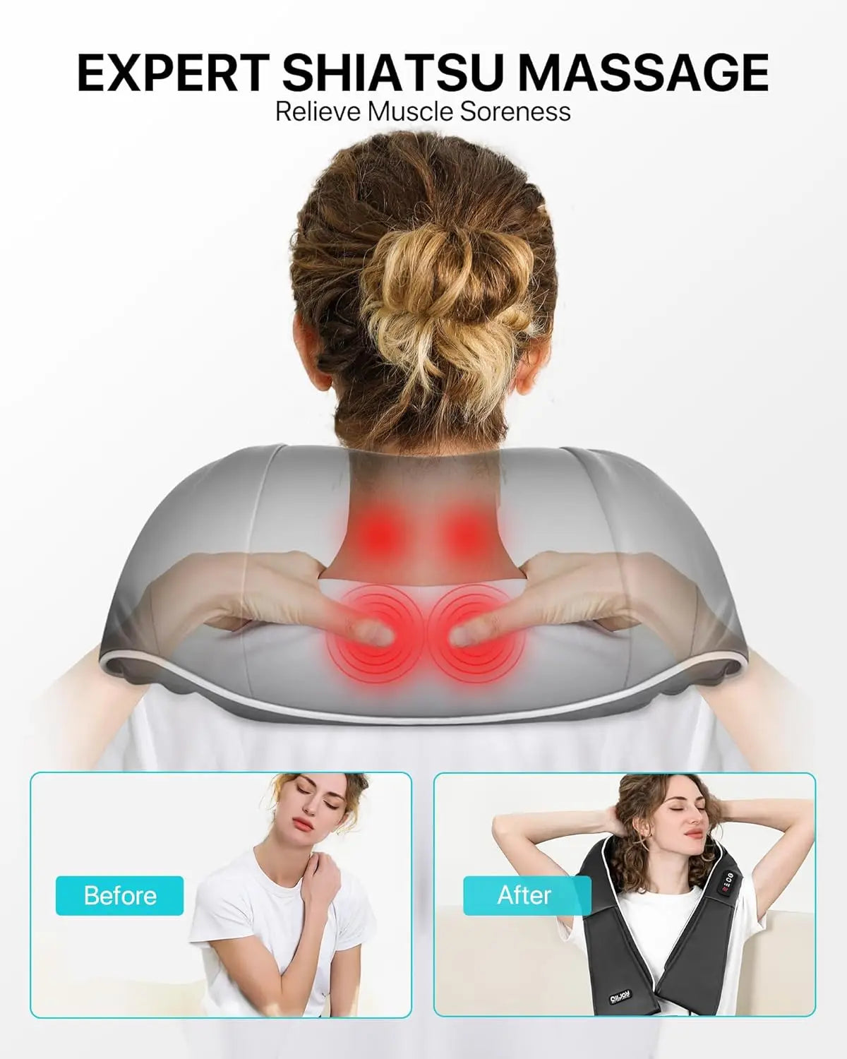Heated Neck & Back Massager