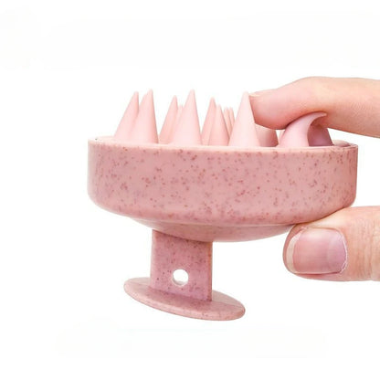 Silicone Scalp Massage Brush – Deep Clean & Relaxing Care